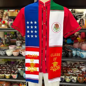 Binational graduations sash class 2026 unisex stole