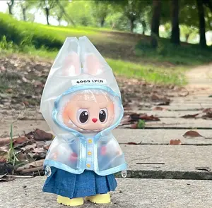 【Optional package options】Cute and cool toy doll raincoat