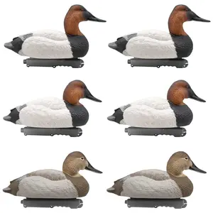 Final Approach LIVE Foam-Filled Canvasbacks, Decoy 6 Pack