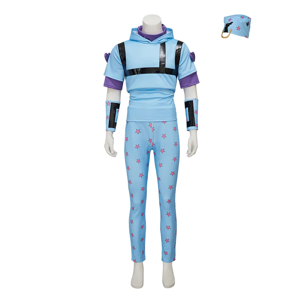 Anime JoJo's Bizarre Adventure STEEL BALL RUN Johnny Joestar Cosplay Costume OUTFIT WITH HAT