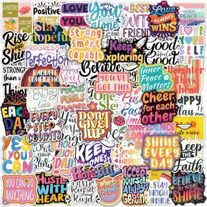 200PCS Motivational Stickers, Inspirational Vinyl Decals for Adults Teens Students Positive Affirmation Stickers for Laptop Water Bottle Scrapbook Vision Board Supplies