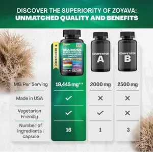 Sea Moss 7000Mg Black Seed Oil 4000Mg Ashwagandha 2000Mg Turmeric 2000Mg