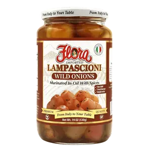 Lampascioni Wild Onions - Marinated In Oil With Spices - 19 oz
