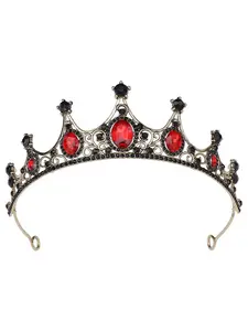 Sparkling Wedding Headpiece Rhinestone Bridal Crown Hair Accessories for Women Romantic Floral Design