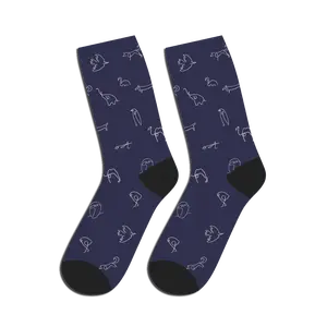 Pablo Picasso Animals Pattern Artwork Socks