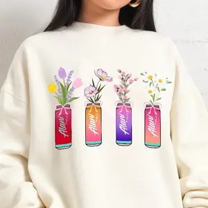 Alani Nu Pink Sweatshirt, Alani Lover Coquette, Summer Outfits, Energy Boost, Casual Unisex Pullover for Daily Wear, Trendy Alani Energy Top Womenswear Hoodie L