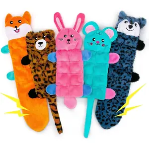 No Stuffing Dog Toy, Crinkle Squeaky Dogs Teething Chew Toys Set for Small Medium Large Breed Puppies Aggressive Chewers,Durable Birthday Interactive Plaything Dogs Doggies Toys Bulk