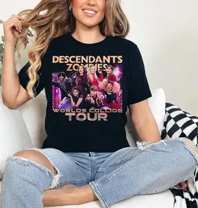 Descendants Zombies World Tour Matching T-Shirt, the Rise of Red Group Shirt, Zombies 4 Shirt Summer Music Festival 2025 N90