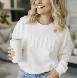 Bride Sweatshirt | Bride-to-Be Shirt | Bridal Shower Gift | White Bride Sweatshirt
