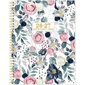Appointment Book 2026-2027 - Daily Planner 2026-2027, Jul. 2026 - Jun. 2027, Weekly Appointment Book, Hourly Planner with 30-Minute Interval, 8.5" x 11", Colorful Tabs