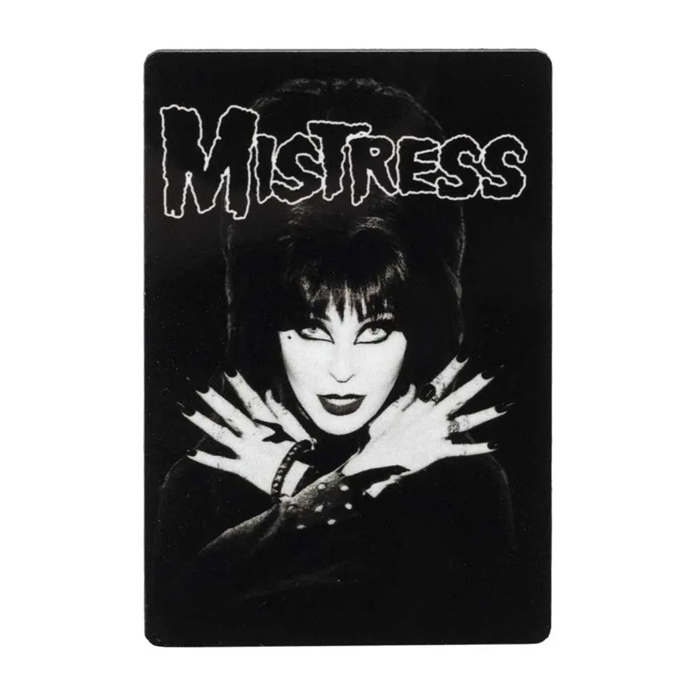 Elvira Mistress Fiend Rectangle Novelty Fridge Magnet