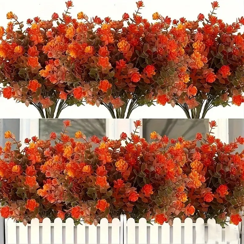 10pcs Artificial Camellia Flowers for Autumn