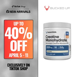 Bucked Up Creatine Monohydrate [50 servings] Healthcare Fitness Supplement