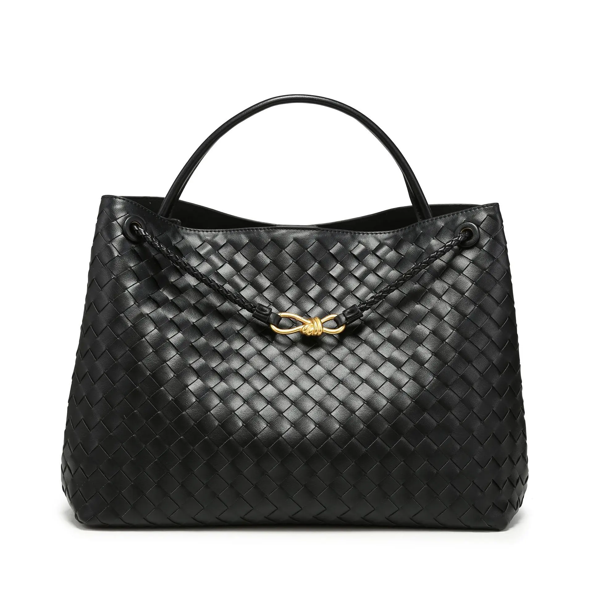 Popular hand-woven oversized tote bag, crossbody bag, travel and commuter handbag, shoulder bag