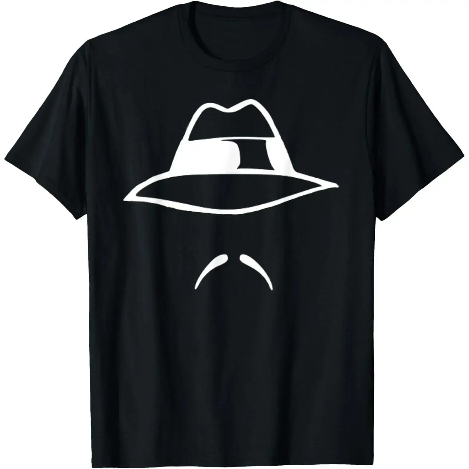 [100% Cotton] Mens Lowrider Hat & Moustache Chicano Cholo Latino Low Rider T-Shirt Casual Crewneck,Unisex Crewneck T-shirt for Men And Womenwwzz
