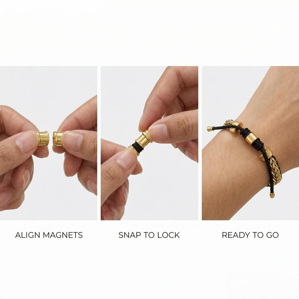 Mens Curb Chain，Stainless Steel Nylon Rope String Bracelets，Adjustable buckle，8.5in，Handmade Fashion Handmade Jewelry Gifts，Comes with a Gift Box