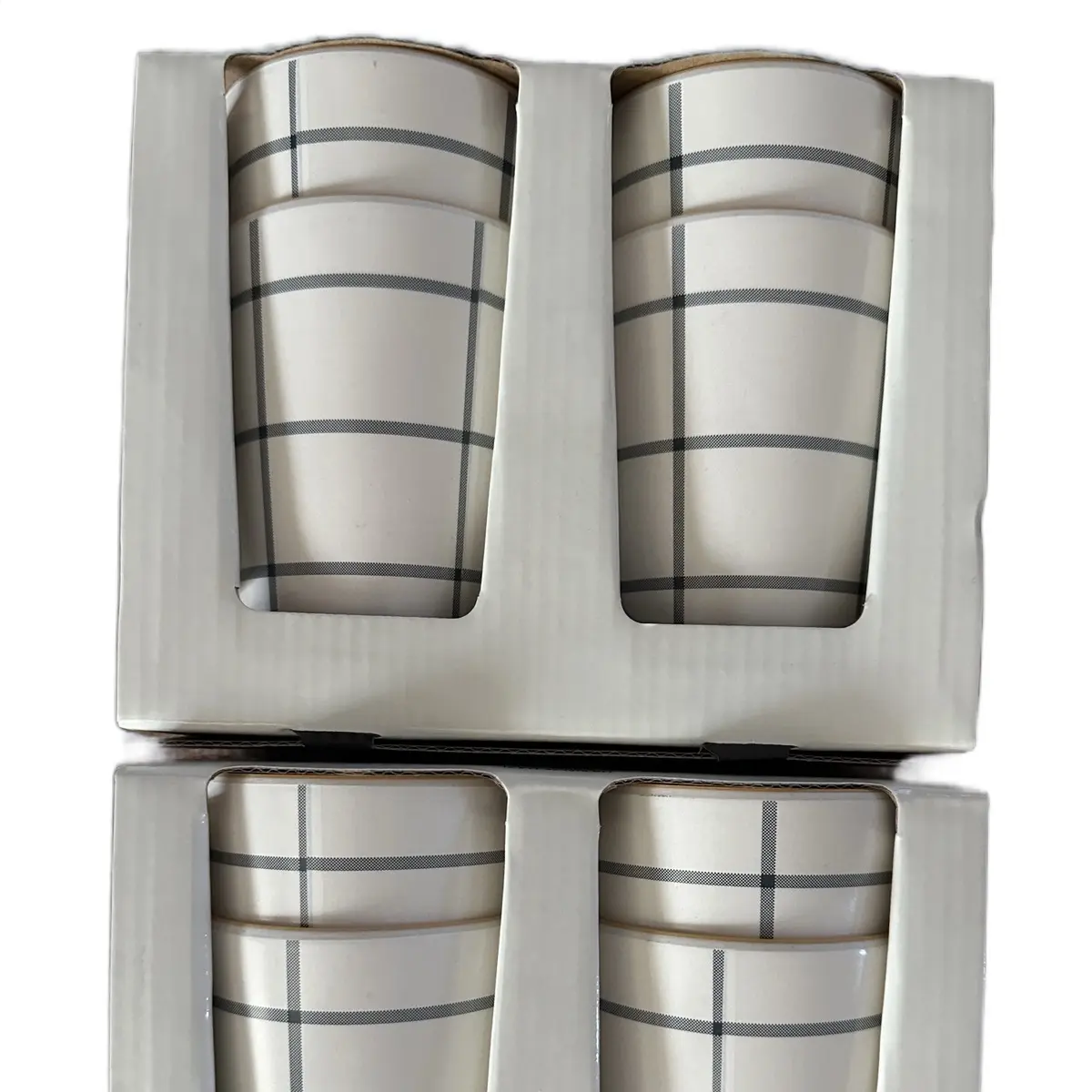 4 wine glasses & 8 Hearth & Hand tumbler cups Stylish  Drink Set
