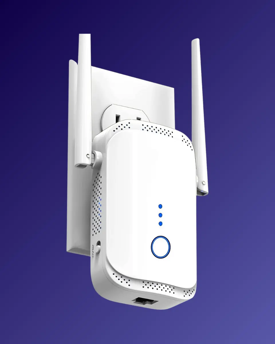 Fastest WiFi Extender/Booster | Latest Release Up to 74% Faster | Broader Coverage WiFi Extenders Signal Booster for Home | Internet Booster WiFi Repeater, w/Ethernet Port, Made for USA