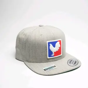 3D PVC Patch Flat-Bill Classic Snapback Hat 91