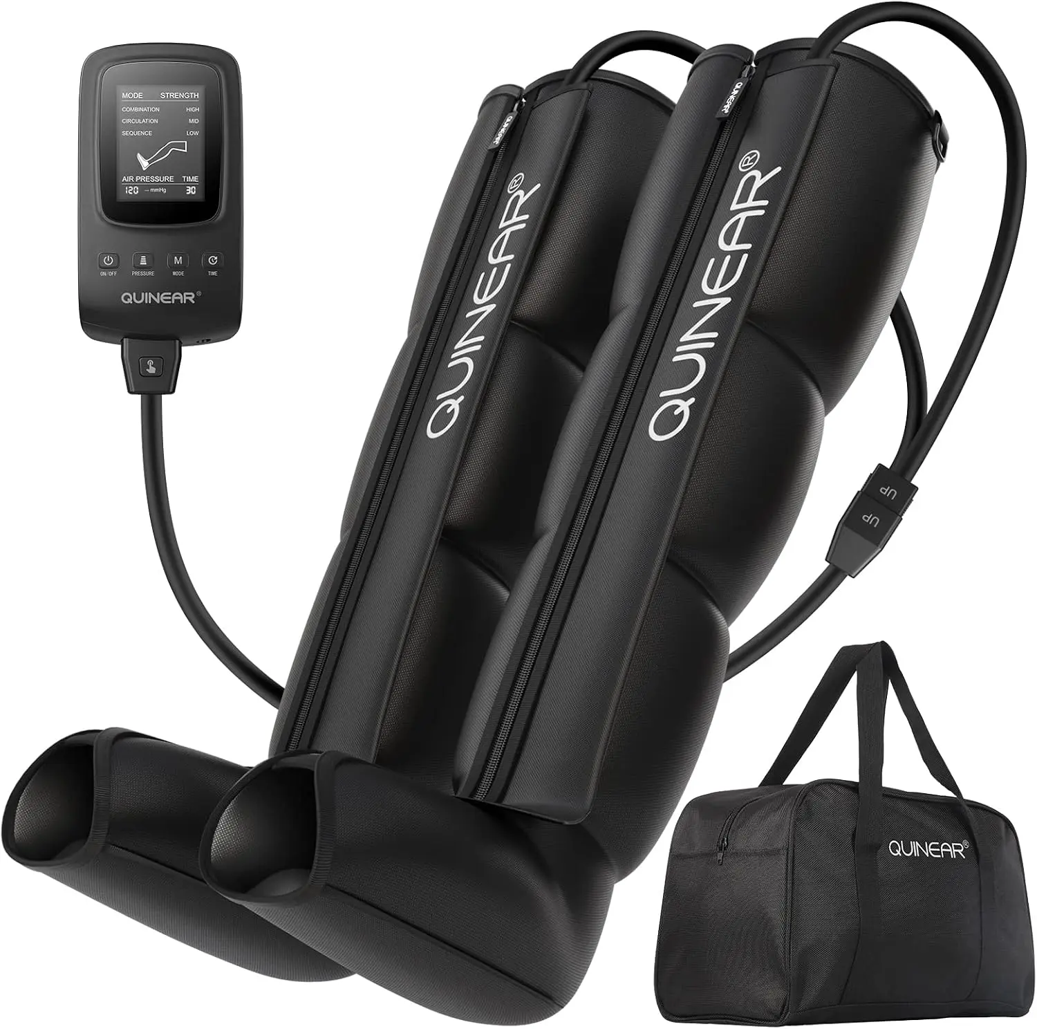 Air Compression Recovery System, Professional Sequential Device for Massage Therapy, Foot and Leg Recovery Boots to Improve Circulation for Athletes, FSA-HSA Eligible (Small)