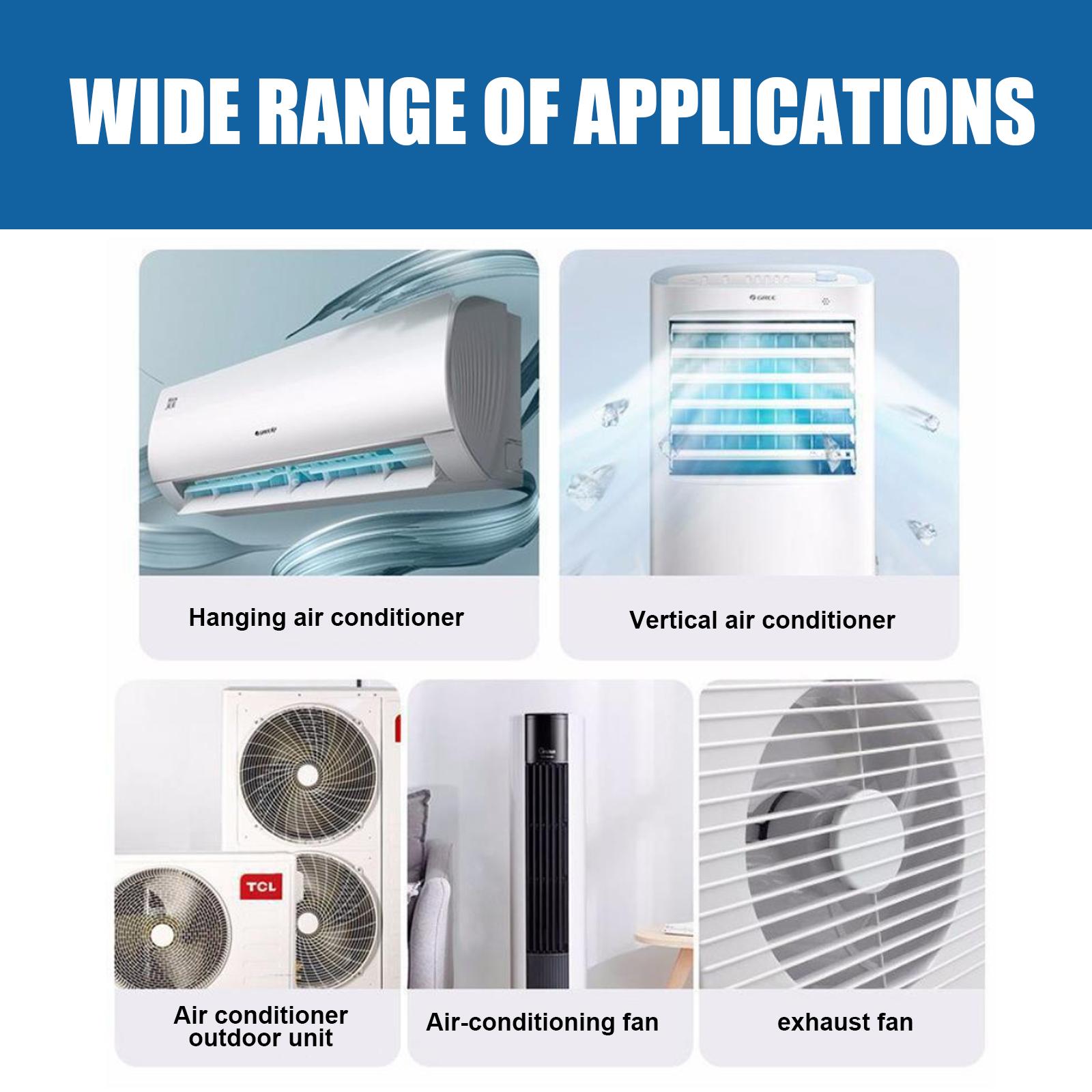 Automotive Air Conditioner Foam Cleaner - Car Deep Cleaning, Maintenance, Engine Flow Sensor Care, Unit Cleansing, Deodorizing, Air Purification