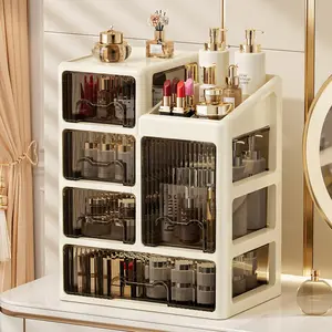 Drawer-style Desktop Organizer, Dormitory Stationery Storage Box, Office File Cabinet, Vanity Cosmetics Storage Box