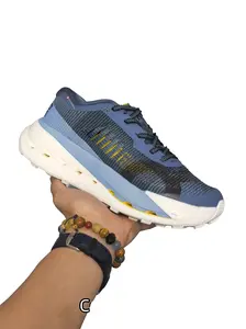 Pressure Relief Outdoor Sports Trainers | Sweat-Draining Breathable Stretch Surface | Shock Buffering Cushion Midsole | For Slow Cross-Country Jogging & Backcountry Hikes | Minimize Muscle Fatigue from Continuous Movement on Rough Terrain