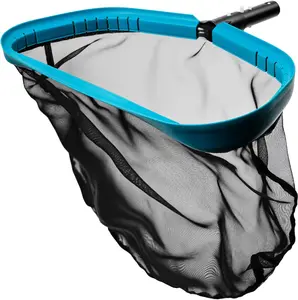 POOLWHALE Pool Skimmer Net Rake, Aluminum Frame Deep Nylon Net, Ultra Fine Mesh Pool Nets for Cleaning Leaves, Debris & Swimming Pools Skimming