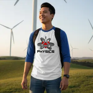 I ❤️ Physics - 3/4 Sleeve Raglan Shirt