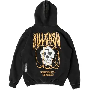 Kill Crew Oversized Lux Barbarian Hoodie Cotton Fit Fleece Soft Sweatshirts Tops Pullover Comfort