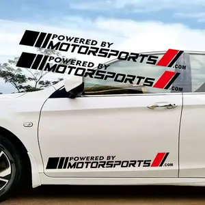 2PCS/1Set Sport Car Stickers, Waterproof and UV-resistant and Removable, Suitable for Auto Body, Door Side Decals, Racing Stripe Decals, Scratch Cover Decals, Car Decorative Sticker, Decal For Cars