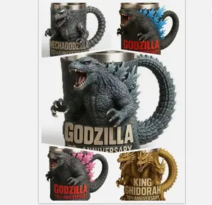 Godzilla 70th Anniversary 3D Coffee Mug - Collectible Cup with Unique Design & Best Fan Gift Idea