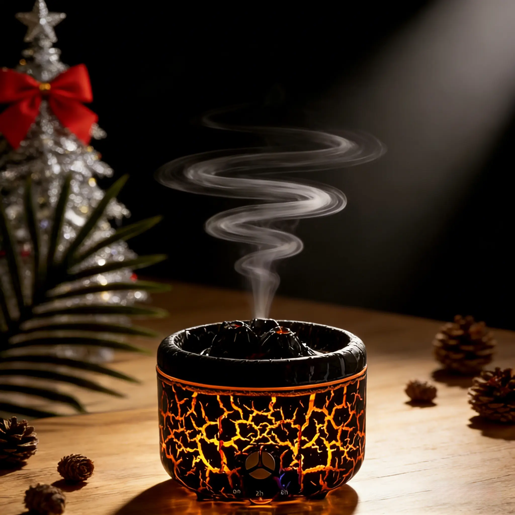 500ml Quiet Ultrasonic Wood Grain Aroma Diffuser- essential oil diffuser, cool mist humidifier | aroma 360 diffuser, Colorful LED Flame Aroma Diffuser, ritz carlton diffuser Adjustable Essential Oil Diffuser with Night Light for home office yoga tiktoksho