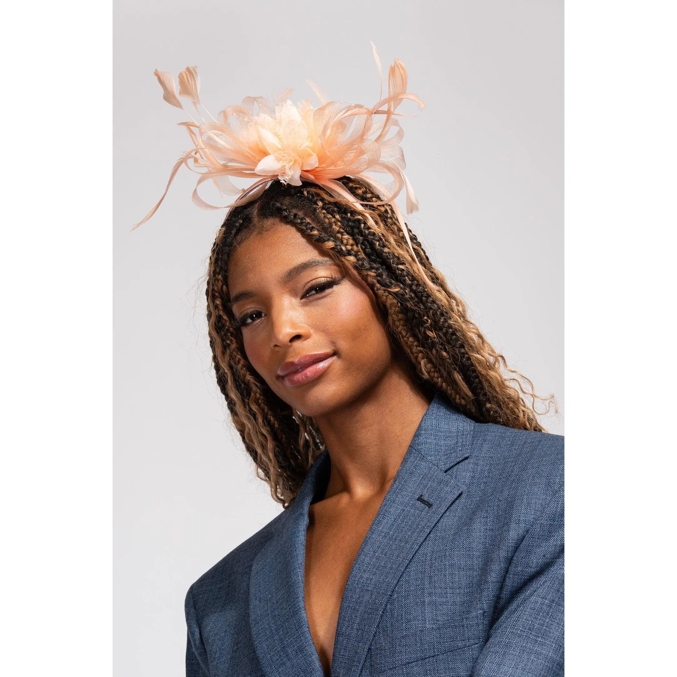 Amara Cluster Loop Flower Fascinator Amara Cluster Loop Flower Fascinator