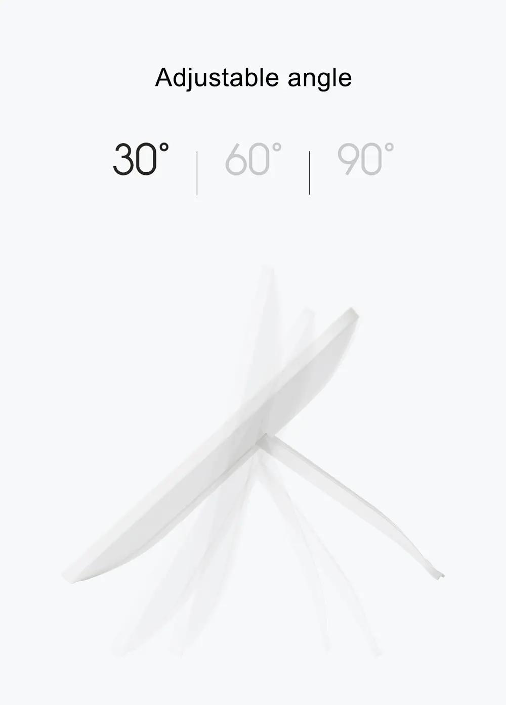 Jordan judy LED makeup mirror Monochrome/Tri Color Intelligent portable desktop led light rechargeable folding light mirror