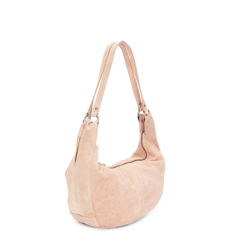 Free People Roma Suede Tote in Rust