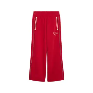 PUMA Womens Vegas T7 Mid Rise Pants Casual - Red