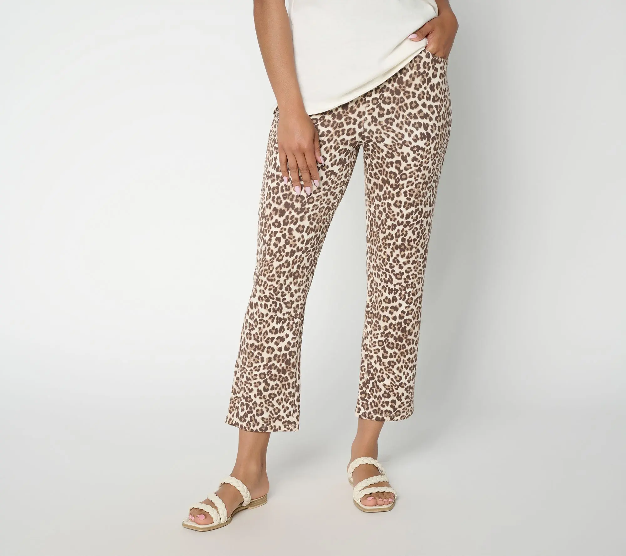 Belle by Kim Gravel Tall ScubaLuxe 5 Pocket Crop Pants