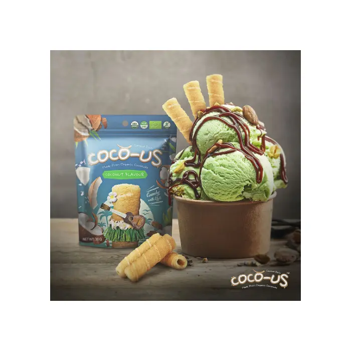 Coco-Us Coconut Roll, 120g Classic Flavor Baked Snack, Ambient Coco-Us Coconut Roll, 120g Classic Flavor Baked Snack, Ambient