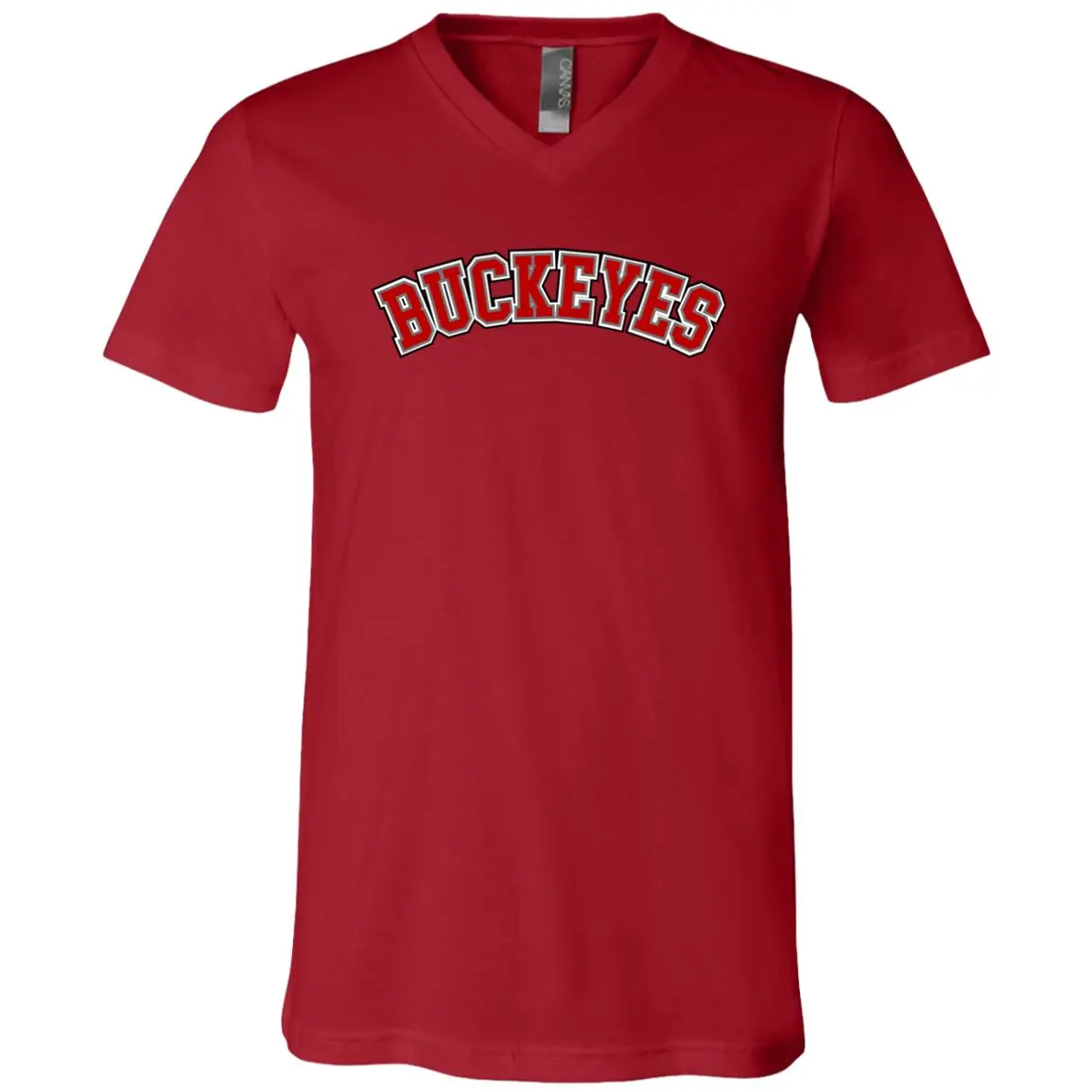 BUCKEYES Ohio State Unisex Jersey SS V-Neck T-Shirt