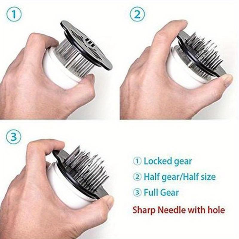 Meat Injector Kit for Tender Steaks, Professional Chef-Approved Injector for Flavoring and Tenderizing, Essential BBQ Grill Accessory