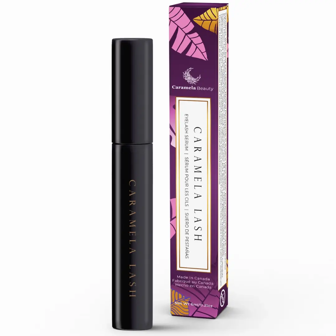Caramela Beauty Eyelash Growth Serum - For Longer, Fuller, Thicker Lashes with Peptide Complex & Hyaluronic Acid - Prostaglandin-Free Formula for Sensitive Eyes - 6ml (3-4 Month Supply)
