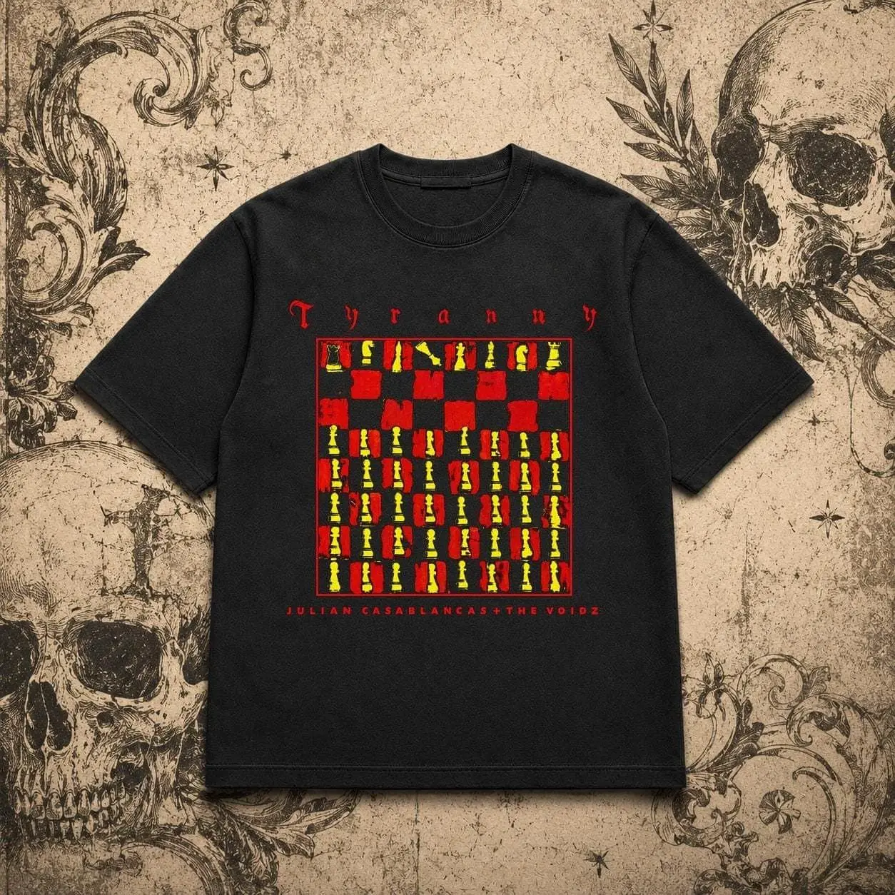 The Voidz Tyranny Chess Album Graphic T-Shirt, Julian Casablancas Band Tee, Indie Rock Vintage Shirt, Alternative Music Tee, Unisex Gift