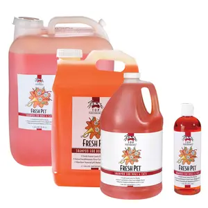 212 MAIN Top Performance Fresh Pet Shampoo, 5 Gal Grooming Products for Dogs & Cats - Natural pH, Coat Shine, Mats Prevention, Multi-Size Option