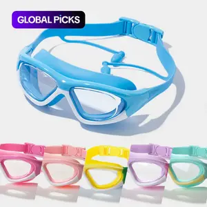 Swimming Goggles with Earplugs, Adjustable Anti-Fog UV Swimming Goggles, Swimming Accessories & Training Equipment for Boys & Girls #GLOBAL PICKS