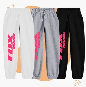 Sweatpants Trendy Fox Racing Sweatpants - Trendy Top Sweatpants, Cotton Graphic Casual Sweatpants, Gift For Fan, Men and Women K