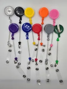 Badge Reel-Beadable Alligator Clip