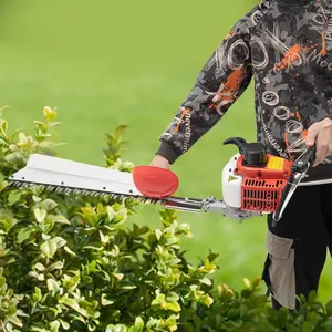 Gas Powered Hedge Trimmer,22.5CC 2-Stroke Single-Cylinder Air-Cooled Handheld Garden Bush Trimmer Tool,Single-Edged Blade for Homes, Yards, Gardens