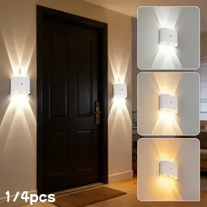 USB Rechargeable LED Wall Light, Motion Sensor Smart Lamp, RGB Gradual Environment Light, Adjustable Indoor Lamp, Magnetic Table Lamp