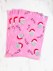 10x13" Christmas Disco Poly Mailer